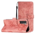thumbnail image 1 of Compatible with Samsung Galaxy S21 5G Embossed Butterfly Case with Wallet and Kickstand Cover, 1 of 5