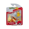 thumbnail image 2 of Figurines de combat Pokémon - Sorbébé, Pyroli + Pikachu, 2 of 5