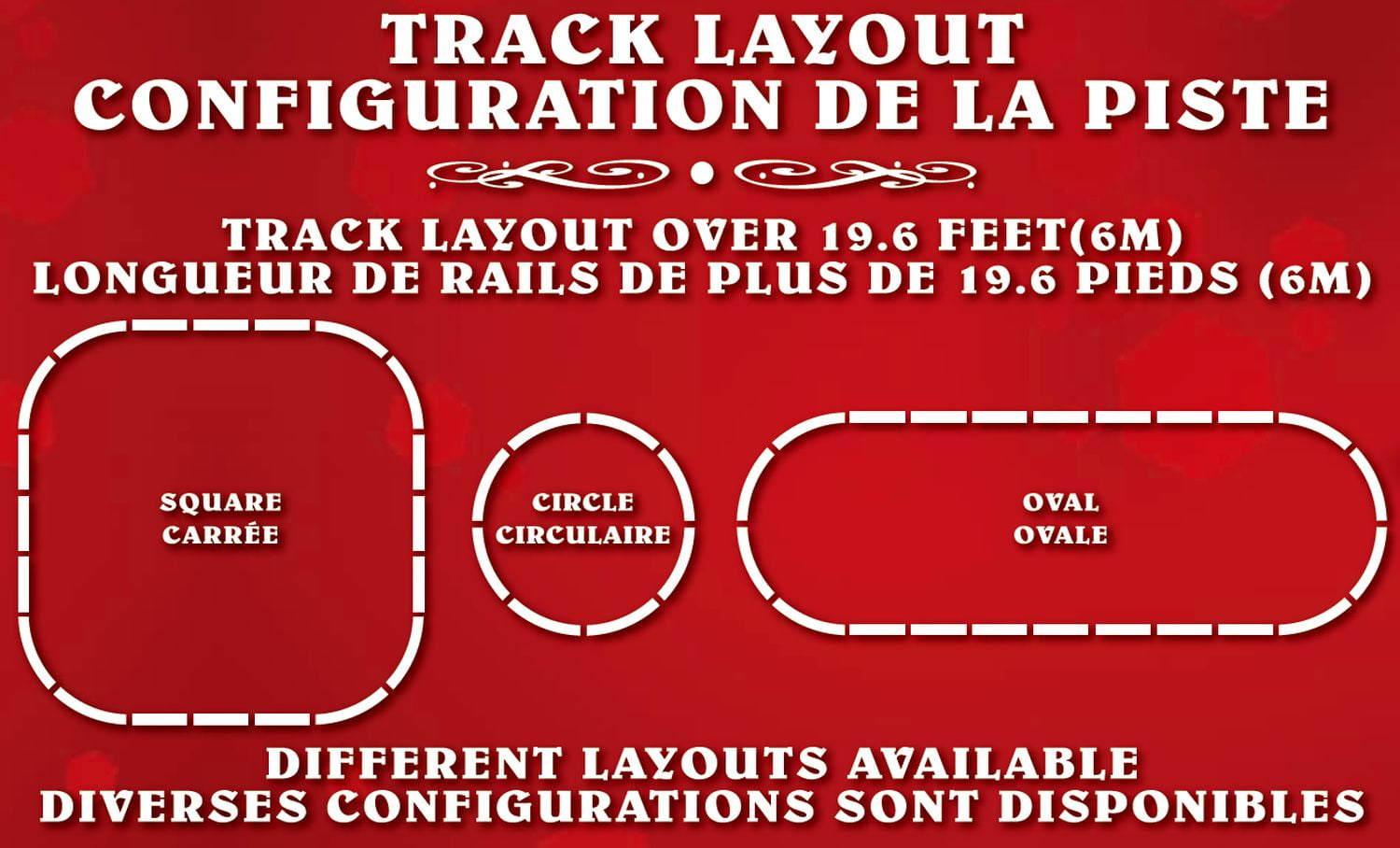 EZTEC BATTERY OPERATED HOLIDAY EXPRESS CHRISTMAS TRAIN SET (54 PIECES TRAIN SET), HOLIDAYS EXPRESS CHRISTMAS TRAIN SET