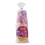 Glad For Kids My Little Pony Paper Cups | My Little Pony Super Stars Kids Drinking Cups | My Little Pony Unicorn Paper Cups For Everyday Use, 9 Oz Paper Cups 20 Ct