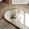 thumbnail image 4 of Anyrose 78"x 35" Arched Full Length Mirror Floor Mirror with Stand Wall-Mounted, Black, 4 of 6