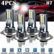thumbnail image 4 of Super Bright 6000K LED Headlight Bulbs for Cars, 220W High Low Beam Kit, 60000LM White Lighting Solution, 4 of 4