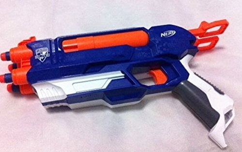 Vært for Låse Dum Nerf N-Strike Elite Split Strike Blaster - Walmart.com