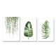 thumbnail image 2 of Decoración de pared, 3 piezas/juego de imagen de pared de decoración del hogar verde de estilo rural meticulosamente diseñada, 2 of 8