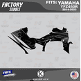 thumbnail image 4 of Kalair GFX Graphics Kit for Yamaha ATV YFZ 450R (2014-2023) Factory Series, 4 of 5
