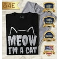 thumbnail image 2 of S4E Women's Meow I'm A Cat T-Shirt Medium Black, 2 of 4