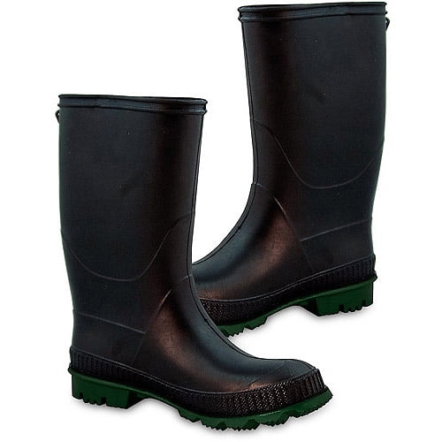 Women s Chain Link Sole Chore Rain Boots Walmart