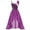 Purple, variant on IBTOM CASTLE Women Sequin Lyrical Dance Dress Adult Contemporary High Low Tulle Chiffon Skirt Praise Dancewear S White