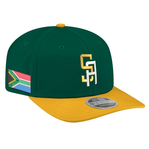 Men's-New Era  Dark Green South Africa Baseball 2025 World Baseball Classic Qualifier 9SEVENTY Adjustable Hat