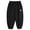 Black-C, variant on Boys Cargo Trousers Elastic Waist Comfortable Breathable Jogger Pants for Kids Age 3-11 Years Outdoor Play School Daily Wear (Black-C, 4-5 Years)