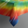 thumbnail image 3 of Colorful Rainbow Tie Dye Spiral Pattern Rectangle Tablecloth 60"x84",Waterproof Polyester Rectangle Table Cloth, Wipeable Spillproof Polyester Tablecloth for Dining, Camping, Indoor and Outdoor, 3 of 5
