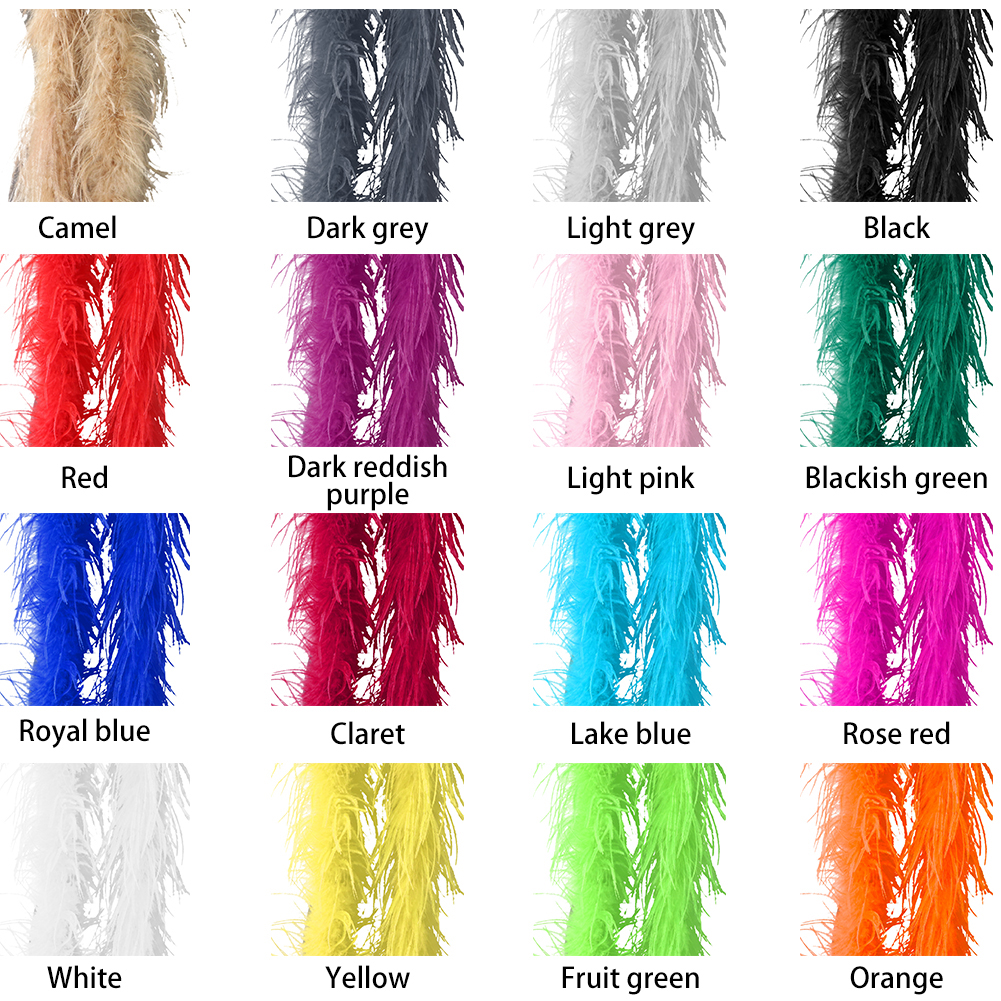 Ostrich Feather Scarf – DIY Craft, Dance, Wedding & Party Costume Accessories, Soft Pink Feathers