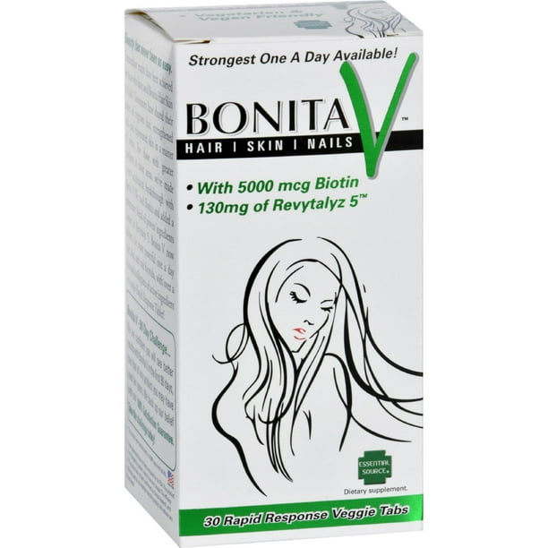 Essential Source Bonita V Hair Skin and Nails 30 Vegetarian Tablets