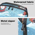 thumbnail image 4 of Christmas Digital Pouch with Oxford Fabric, Waterproof Electronic Organizer Travel Case, Cord and Cable Organizer, Canvas Storage Box Small, Hard Drive Bags Included - 5.9x9.44x3.14 in, 4 of 6