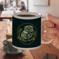 thumbnail image 4 of Wise White Tribal Owl White Mug, 4 of 4
