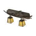 thumbnail image 4 of Meyda 145307 25 in. Pine Branch Valley View 2 Light Vanity Light, Cafe Noir & Bai, 4 of 5