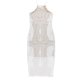 thumbnail image 2 of Vestido ajustado bar III Burnout para mujer blanco XS, 2 of 2