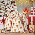 thumbnail image 6 of KLL Cute Duck for Christmas Gift Bag,Holiday Bags for Gifts Christmas Bags & Drawstring Gift Pouch Reusable Holiday Gift Bags & Party Favor Bags (1 PCS)-Small, 6 of 9