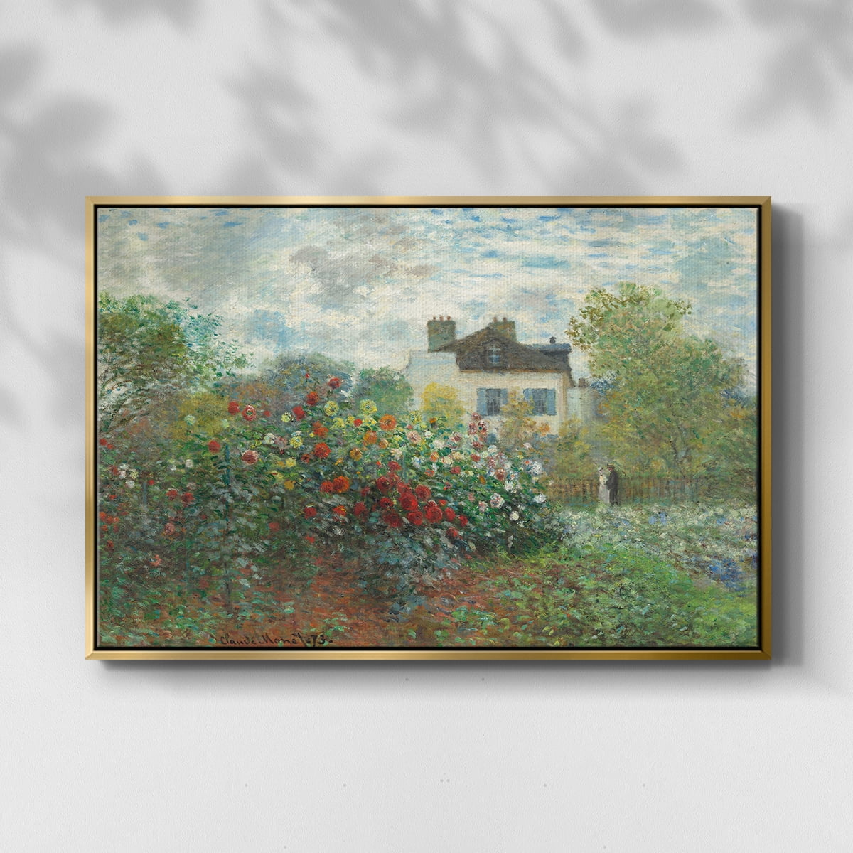 Vintage Landscape-CIII By Wexford Home Framed in Gold Wood Gallery Wrapped Canvas 25 in. x 37 in.