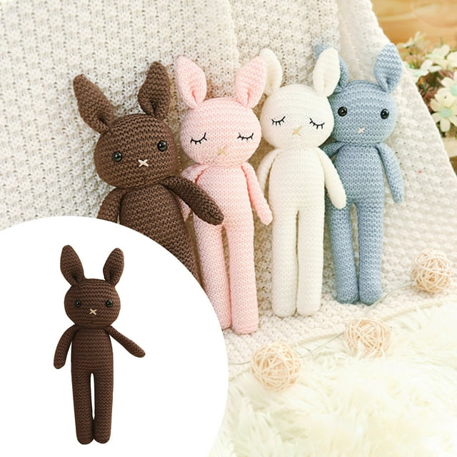 Arts & Crafts & DIY toys - Stuffed Animals Friend For Play Cuddle And Sleep Handmade Knitted Crochet Great Toy For Baby And