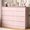 Pink, variant on 9 Drawer Dresser, Black Chest of Deep Drawers, Modern Dressers with Storage, Large Drawer Organizer for Bedroom, Living Room, Handless Design, Black