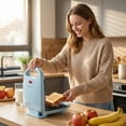 thumbnail image 4 of Multifunctional Sandwich Maker Household Breakfast Machine Nonstick Plate Electric Bread Toaster Press Grill for Quick Meals, 4 of 5