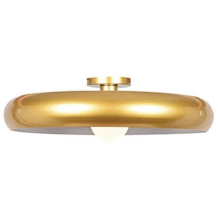 

Access lighting 23881LEDDLP-GLD-WHT 6.5 x 23.75 in. Bistro Round Colored LED Flush Mount Gold & White