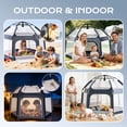 thumbnail image 2 of JoyStone Pop-Up Baby Playpen, 50 x 50 In Foldable Baby Fence for Toddlers, Portable Indoor Outdoor Play Yard with Carry Bag and Stakes, 2 of 9
