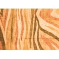 thumbnail image 1 of Ahgly Company Indoor Rectangle Abstract Orange Modern Area Rugs, 5' x 8', 1 of 4