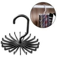 thumbnail image 2 of Bangcool Tie Hook Multipurpose Twirl Plastic Scarf Organizer Tie Rack Holder for Closet, 2 of 10