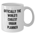 thumbnail image 2 of Gifts from Women, Officially The World's Coolest Urban Planner, for Urban Planner, White Coffee Mug, Funny Quote, Mother's Day Unique Gifts, 2 of 4