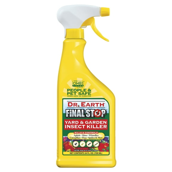 Dr. Earth Organic & Natural Final Stop Yard & Garden Insect Killer, 24 oz RTU