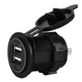 thumbnail image 4 of Waterproof Car Charger,Waterproof Dual USB Charger Car Charger Adapter Car USB Charger Professionally Tested, 4 of 5