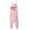 A-Pink133, variant on Toddler Baby Boy Girl Clothes Romper Bunny Ear Hooded Zipper Front Sleeveless Cute One Piece Jumpsuit 0-2T Soft Onesie