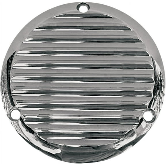 Derby Cover Finned Chrome for Harley-Davidson Big Twin 1984-1998