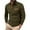 Army Green, variant on Afdoent Mens Polo Shirts Male New Solid Color Textured Buttons Long Sleeve Polo Shirt Tops Classic Business Polo Shirt Comfortable