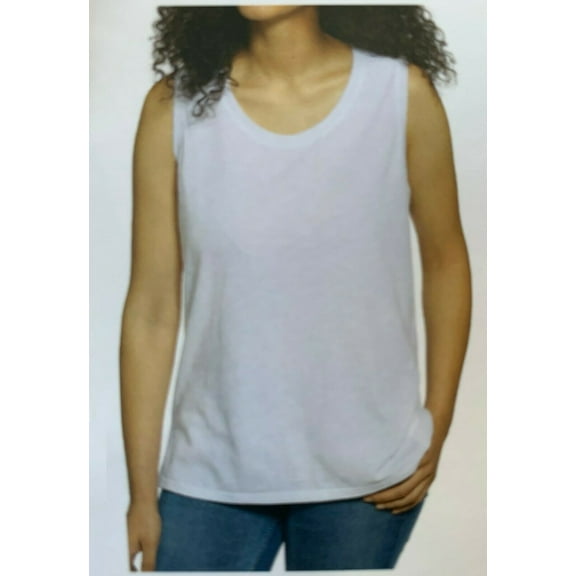 Nautica Ladies' Sleeveless Top (Bright White, Medium)