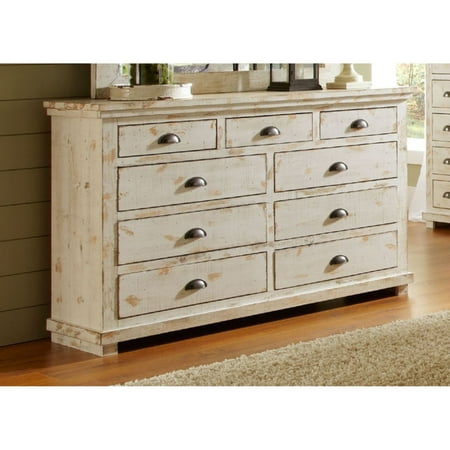 Progressive Furniture Willow Wood 9 Drawer Dresser Walmart Com