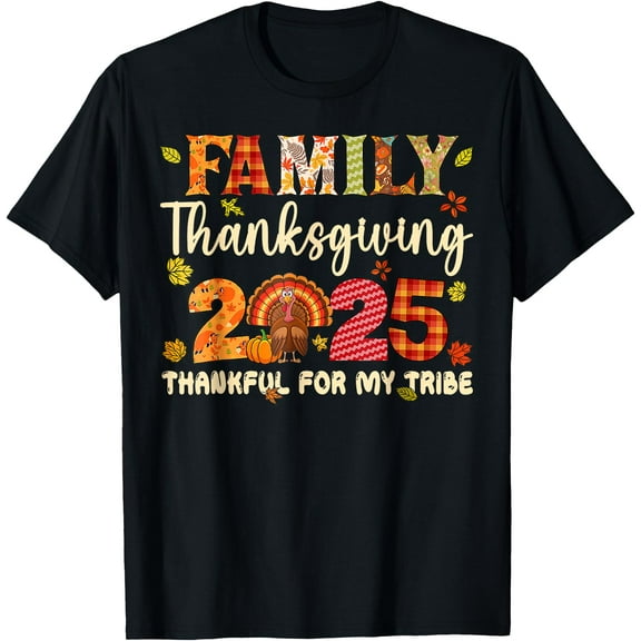 Family Thanksgiving 2025 Crew Thanksgiving Matching Group T-Shirt