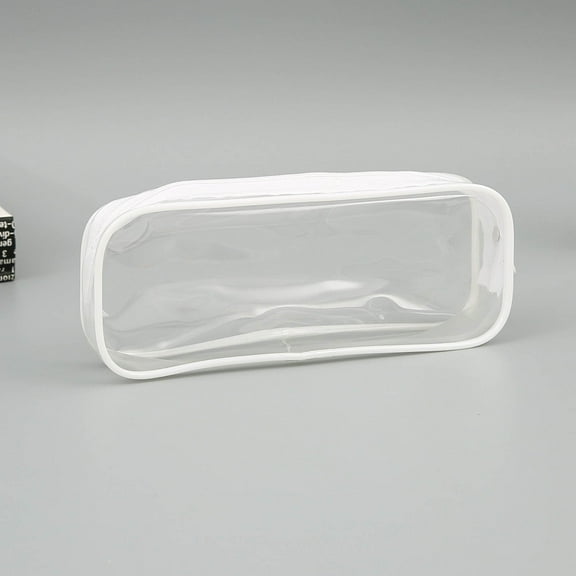 3 PCS Clear Toiletry Bags for Traveling Travel Toiletries Bag Makeup Bags PVC Pencil Bags with Zipper Makeup Pouch Convenient Clear Travel Bags for Toiletries, Makeup, And More