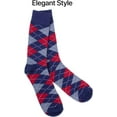 thumbnail image 5 of 12 Pack Dress Socks for Men- Fancy Argyle and Classic Pattern Dress Socks, 5 of 6