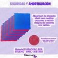 thumbnail image 2 of TATAMI PISO TAPETE DE GIMNASIO BICOLOR 5M2 INMATMEX, 2 of 9