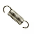 thumbnail image 1 of Miulika 2xMotorcycle Exhaust Pipe Spring Accessory 304 Stainless Steel 43mm Argent Straight, 1 of 9