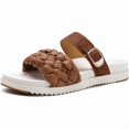 thumbnail image 1 of Women's Comfort Breathable Quick-Dry Arch Support Slippers with Double Strap, 1 of 6