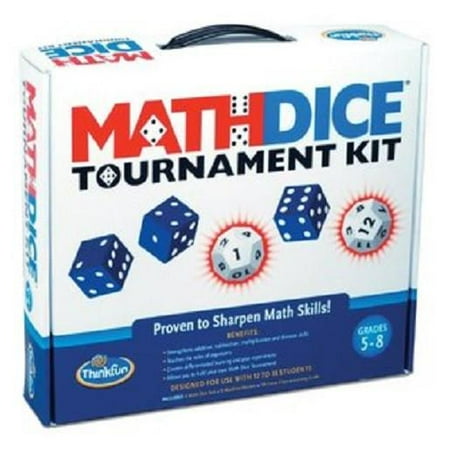 Math Dice Tournament Kit - Game - ThinkFun Toy Math Dice Tournament Kit - Game - ThinkFun Toy