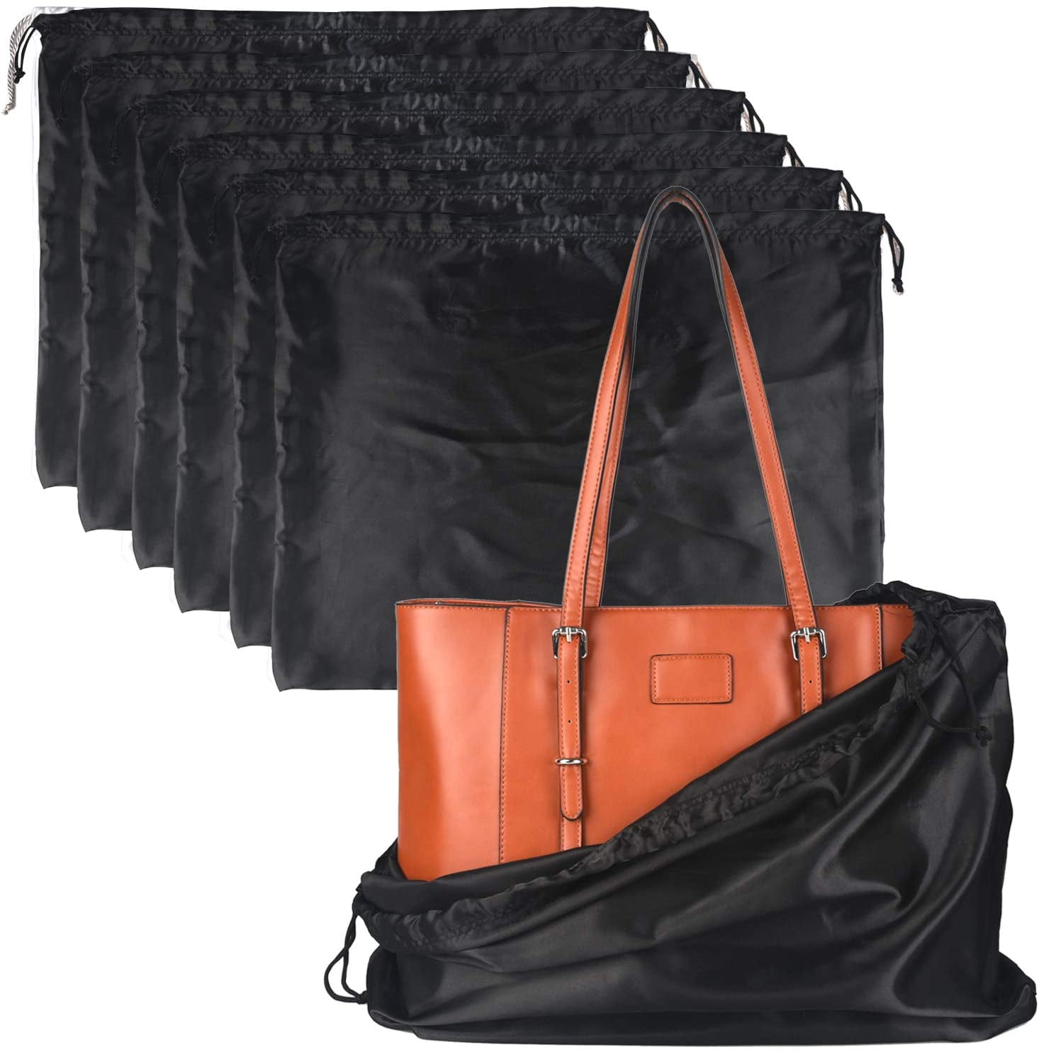 PlasMaller Dust Cover Storage Bags Silk Cloth with Drawstring Pouch For