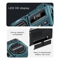 thumbnail image 3 of Radio Digital Portátil con Bluetooth 5.0, Receptor de Radio FM con Pantalla LED, Disco U, Tarjeta TF, Reproductor de MP3 y Altavoz B, 3 of 5