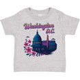 thumbnail image 3 of Inktastic Washington D.c. Skyline Cherry Blossoms Boys or Girls Toddler T-Shirt, 3 of 5