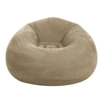 Clearance Tyidzon Inflatable Bean Bag Chairs for Adults Soft Comfortable Polyester 43 Inch Bean Bag Chair for Living Room Bedroom Reading Room