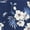2.Dark Blue Flower, variant on Womens Flannel Cotton Pajama Set Long PJs Flannel Loungewear Sleepwear,Size S-3XL